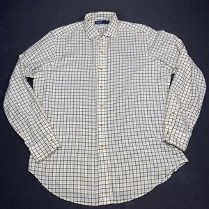 Polo by‎ Ralph Lauren Plaid Shirt Button Up Long Sleeve Collared Mens L